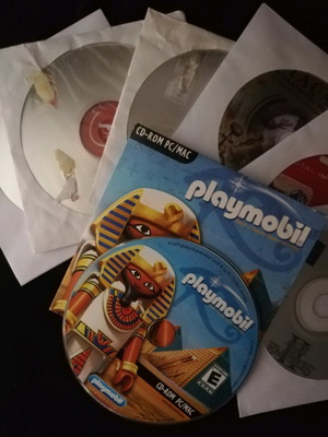 CD-rom παιχνίδια μεταχειρισμένα, πακέτο 8 για PC