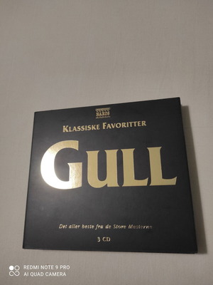 Σετ 3 CD Klassiske Favoritter Gull σαν καινούργιο, κλασσική μουσική