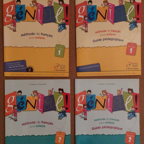 Genial French Language Book Set for Children new, 4 volumes