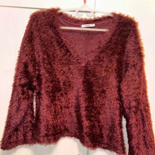 Pull & Bear red sweater like new, size S
