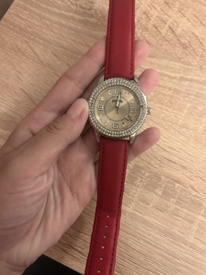 Folli Follie women's watch like new, red strap