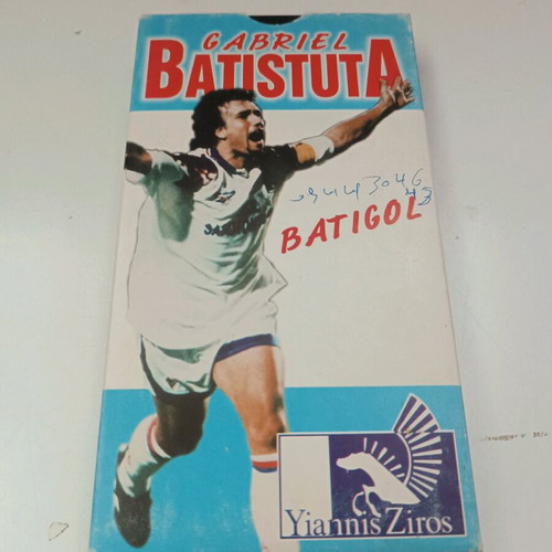 Batistuta video cassette used