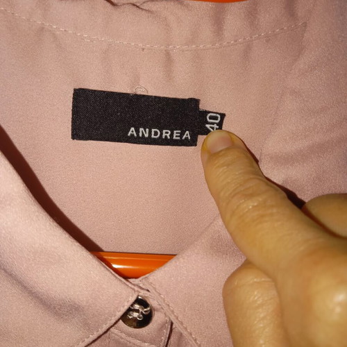 Silk shirt pink size 40 new
