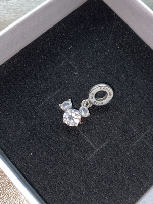 Pandora Disney Mickey Mouse charm like new, silver