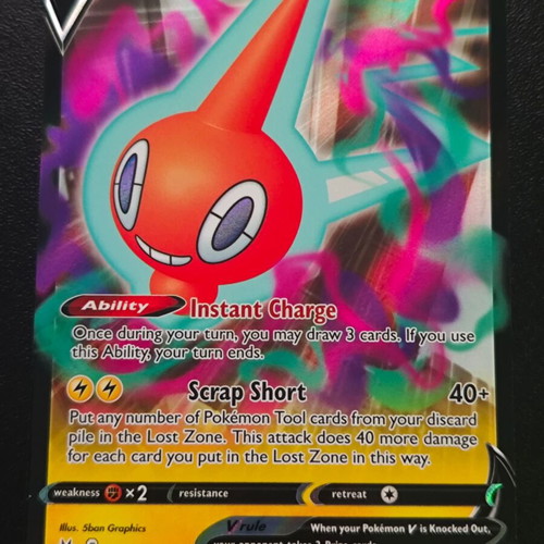 Pokemon Rotom V 045/159 Crown Zenith 2023 NM card