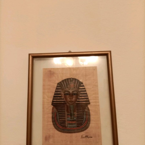 Papyrus Sphinx like new from Egyptian art workshop