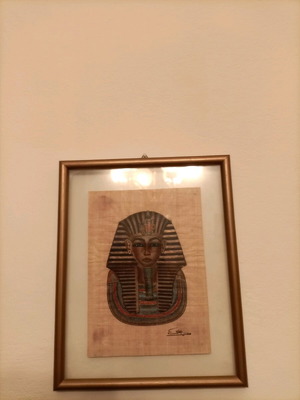 Papyrus Sphinx like new from Egyptian art workshop