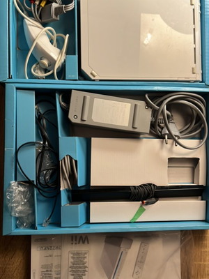 Wii console with all accessories