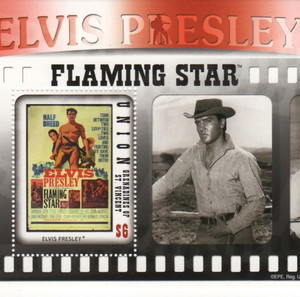 2011 St. Vincent - Elvis Presley In The Movies Flaming Star - Minisheet - MNH**