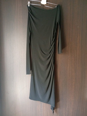 Women's black elastic dress size M, new