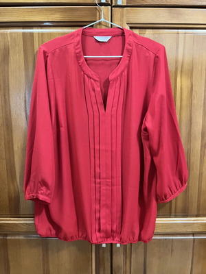 Blouse red XXL like new