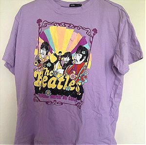The Beatles κοντομανικη μπλουζα