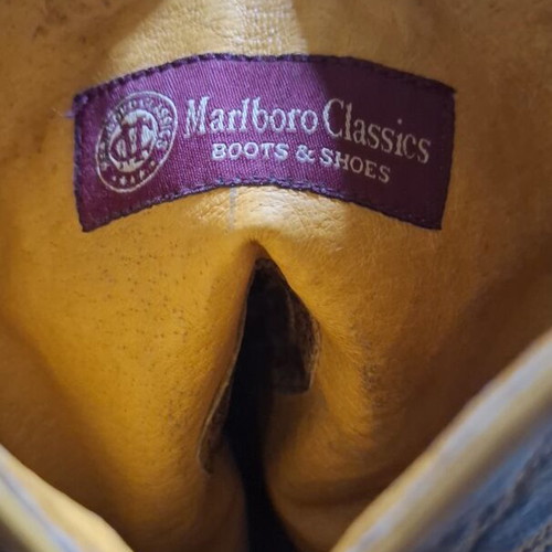 Marlboro Classics vintage boots refurbished, beige, size 40