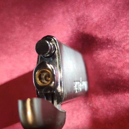Rizla device and gas lighter like new, matte inox