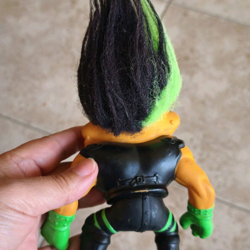 Battle Trolls Punk Troll figure used, Hasbro 1992