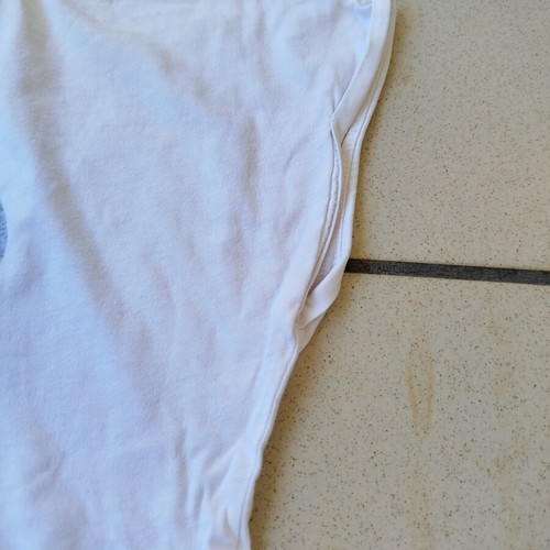 Levi's white cotton short-sleeve blouse like new