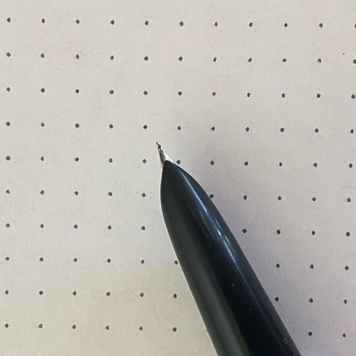 Parker 21 vintage fountain pen refurbished, black with fine nib
