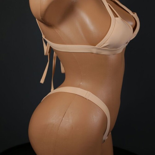 Bikini two-piece swimsuit new ultra sexy pink/peach