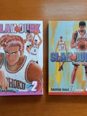 Slam Dunk Manga Volumes 2 and 24 new