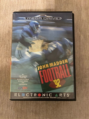 John Madden Football 92 Sega Mega Drive used, complete