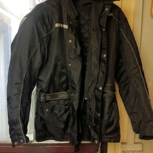 Motorcycle jackets new, leather and size large, set of two