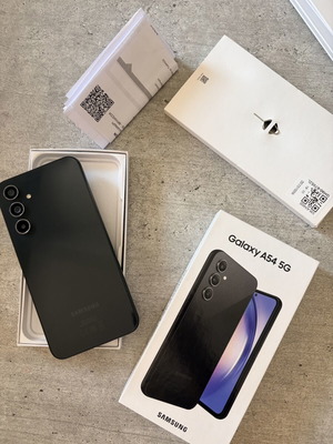Samsung Galaxy A54 5G 128GB smartphone, black, dual SIM