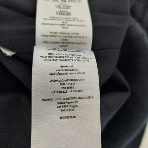 Michael Kors dress 100% linen dark blue size small like new