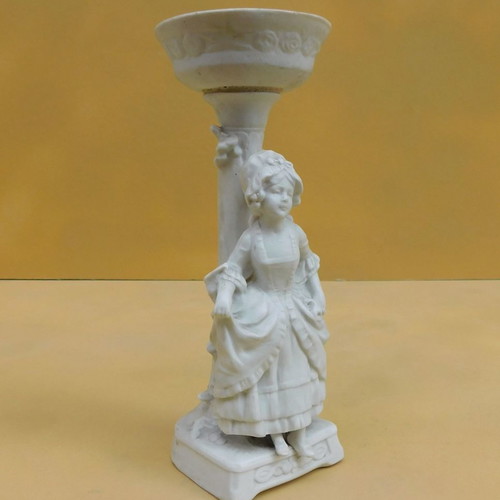 Biscuit porcelain amphorae German, about 130 years old