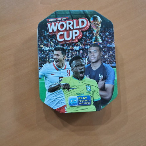 World Cup Trading Cards New Pack of 43 with Collector's Metallic Box
