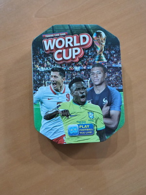 World Cup Trading Cards New Pack of 43 with Collector's Metallic Box