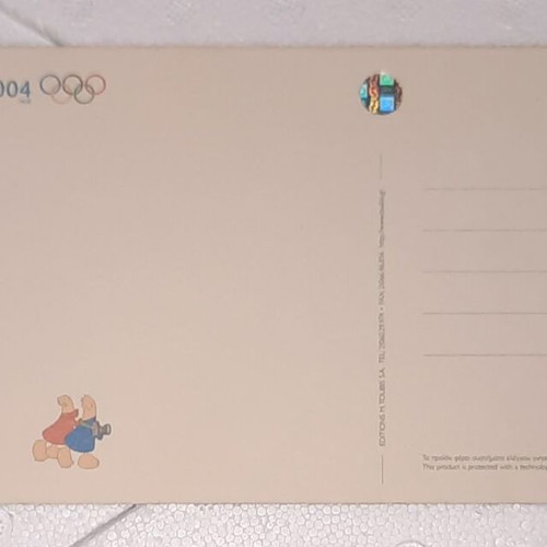 Athens 2004 Olympic Games postcard new, Phoebus and Athena fencers