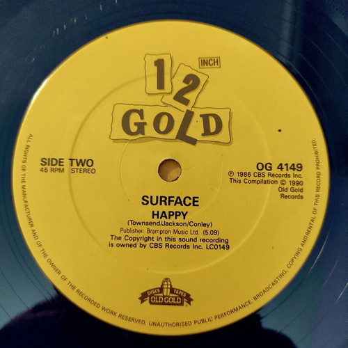 Oran 'Juice' Jones The Rain / Surface Happy 12'' vinyl single used