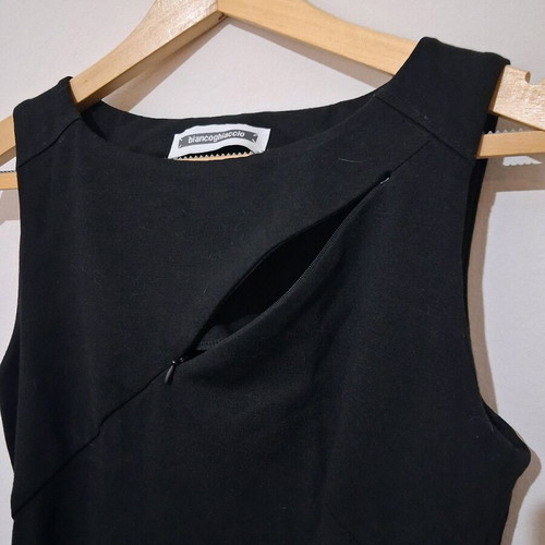 Biancoghiaccio black sleeveless dress like new