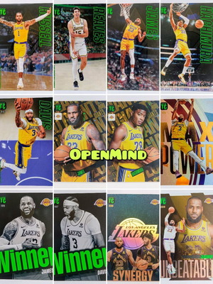 Σετ καρτών Los Angeles Lakers Top Class NBA 2024, πλήρες, καινούργιο