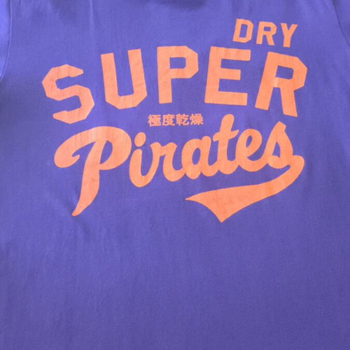 Superdry t-shirt Large purple like new with slim fit
