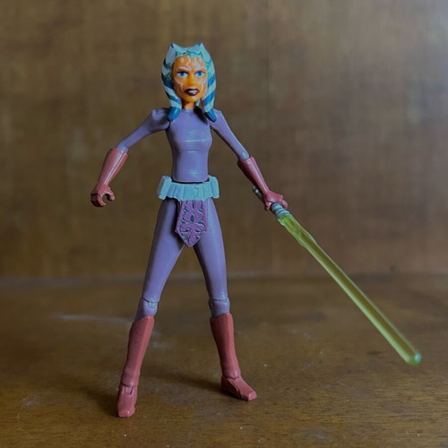 Ahsoka Tano action figure used Star Wars 10cm