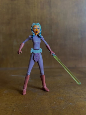 Ahsoka Tano action figure used Star Wars 10cm