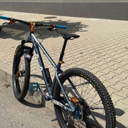 NS Mountain Bike used, aluminum frame size M, RockShox Recon fork