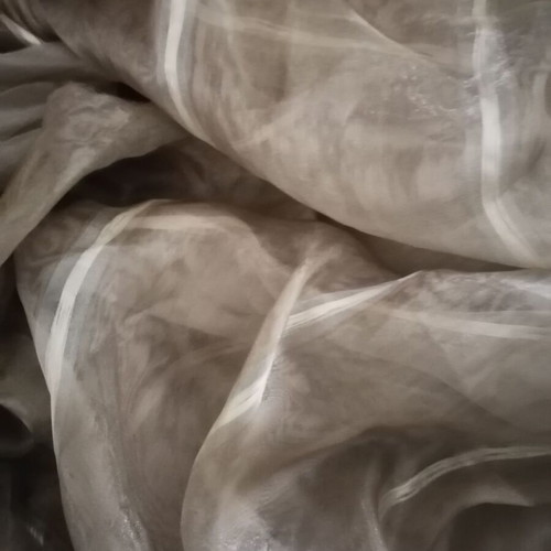 Polyester fabric imported, semi-transparent, 3 x 3.5 m, new