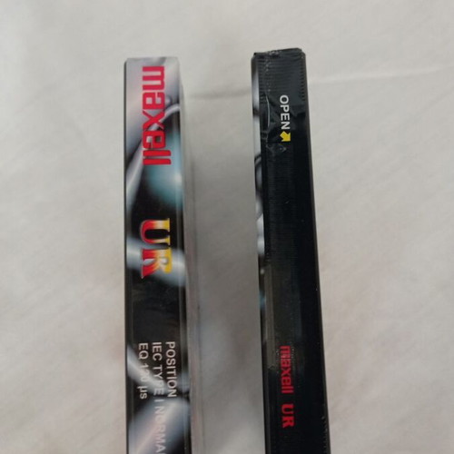 Maxell UR 90 cassette tapes set of 2 new sealed