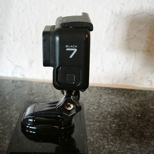 GoPro HERO 7 Black used with extra battery, dual charger, Lowepro case and accessories