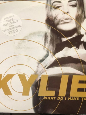 Vinyl Kylie What Do I Have To Do σαν καινούργιο, 7", 45 RPM, Single