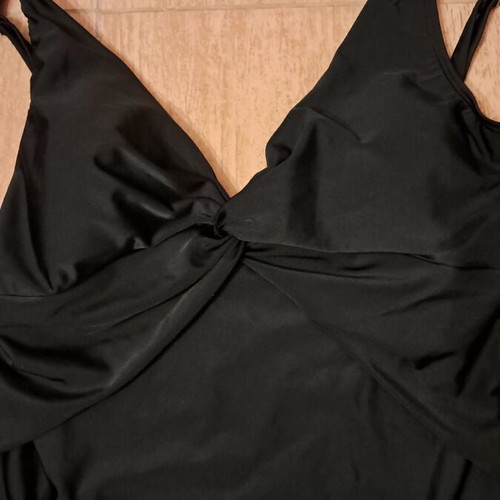 Sinsay one-piece swimsuit black size Large like new