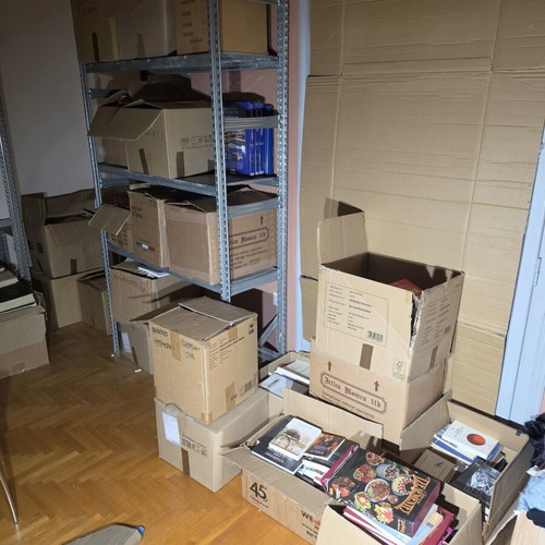 Book stock from old bookstore, large variety of titles and topics