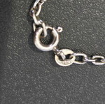 Silver cross pendant
