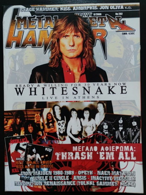 Metal Hammer & Heavy Metal magazine issue 282 June 2008, Whitesnake cover