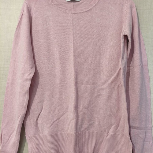 Pink Woman pink knitted blouse new, size S