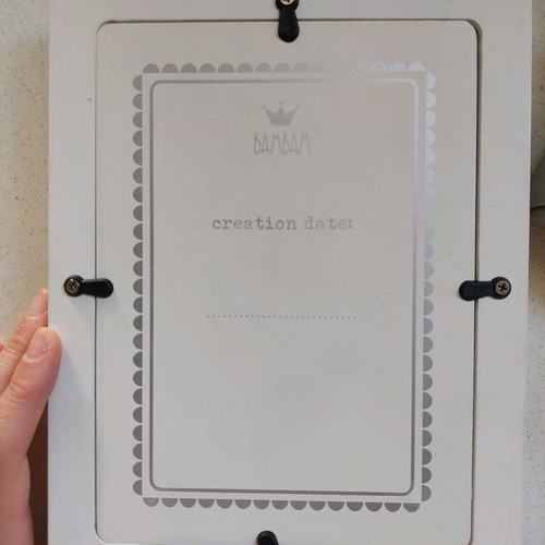 Frame for baby hand/foot imprint like new