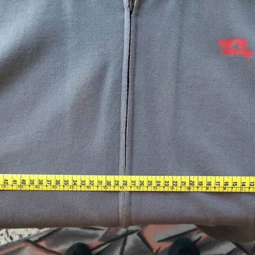 Hawk Sleeveless Zip Hoody Sweat like new, gray, size M