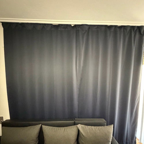 Blackout curtains like new, set of 4, high-quality fabric